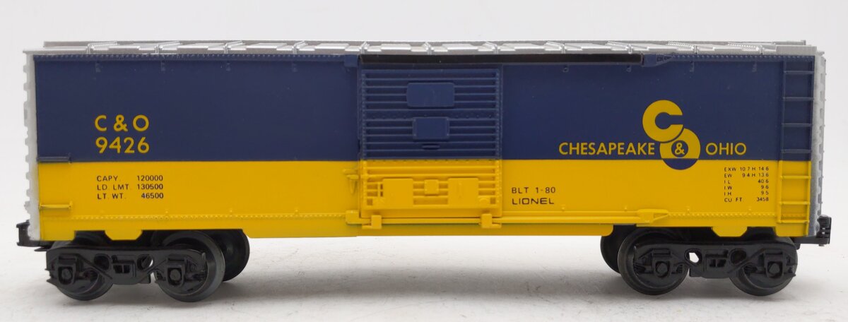 Lionel 6-9426 O Gauge Chesapeake & Ohio Boxcar #9426 LN/Box