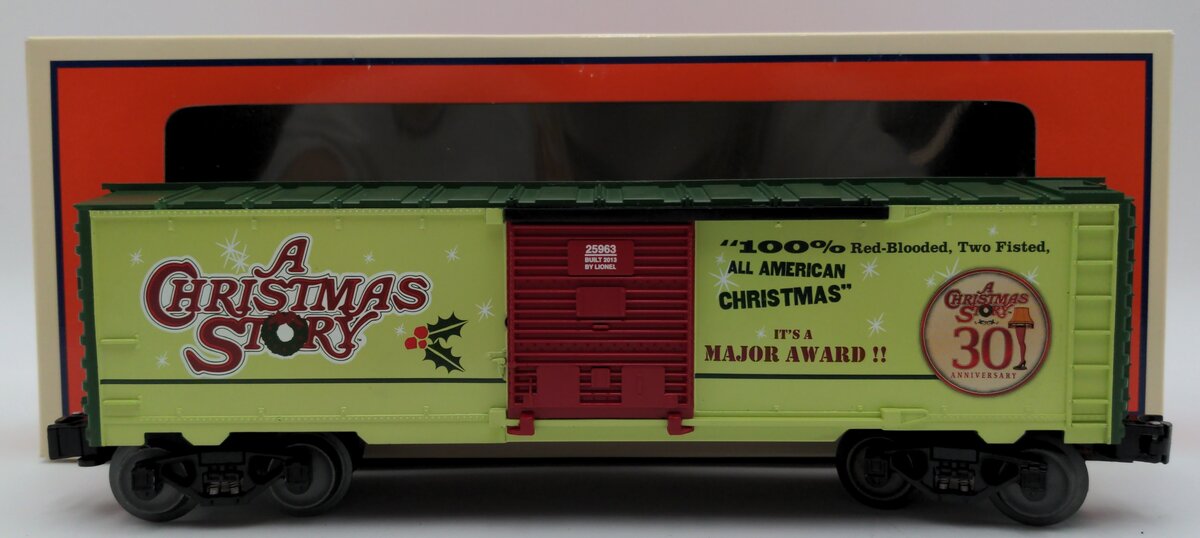 Lionel 6-25963 O Christmas Story 30th Anniversary Boxcar LN/Box