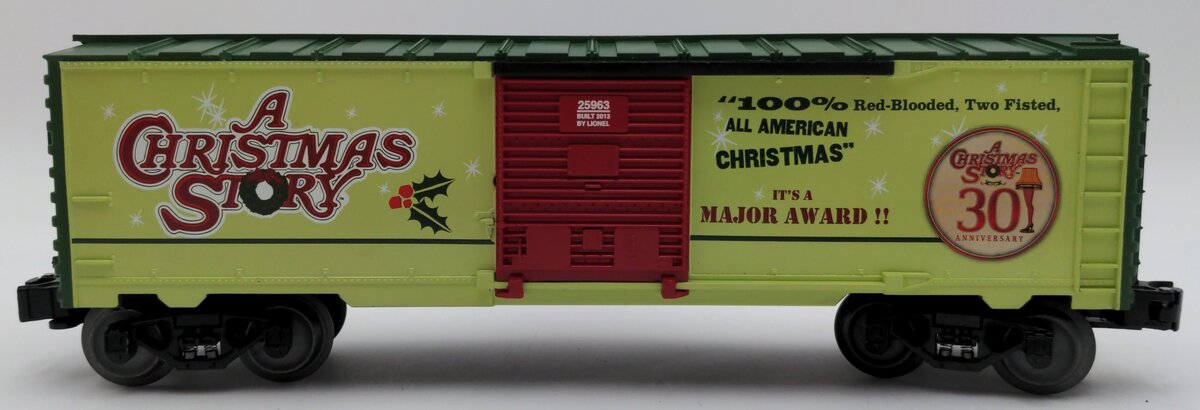 Lionel 6-25963 O Christmas Story 30th Anniversary Boxcar LN/Box