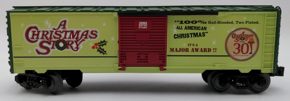 Lionel 6-25963 O Christmas Story 30th Anniversary Boxcar LN/Box