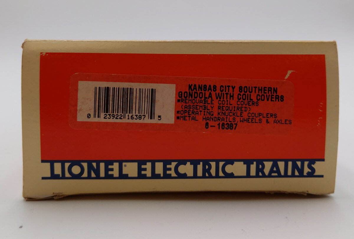 Lionel 6-16387 Kansas City Southern Gondola w/Coil Covers NIB
