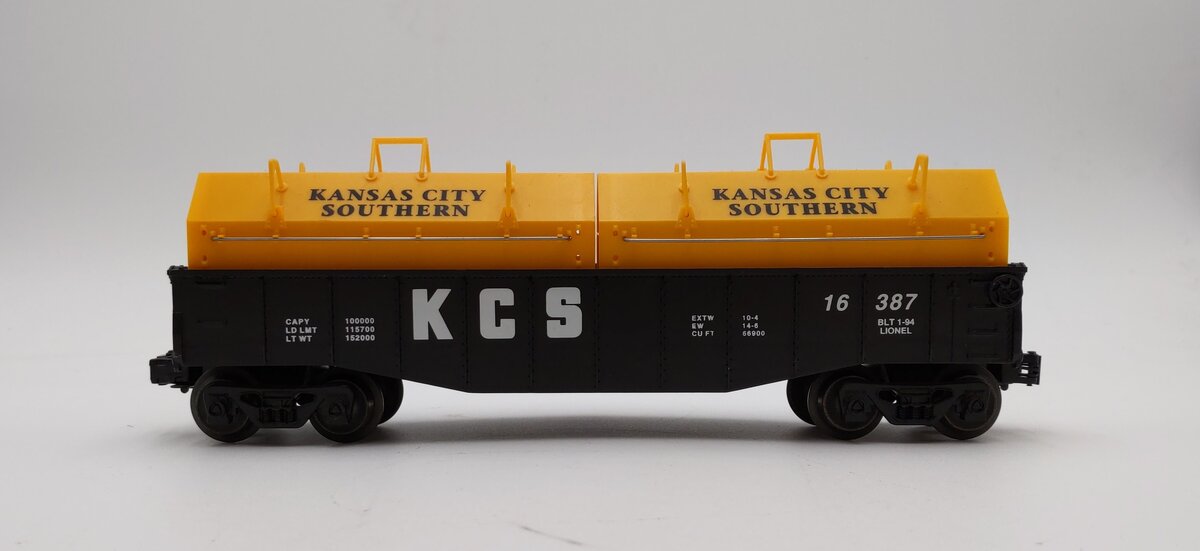 Lionel 6-16387 Kansas City Southern Gondola w/Coil Covers NIB
