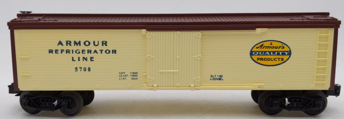 Lionel 6-5708 O Gauge Armour Reefer EX/Box