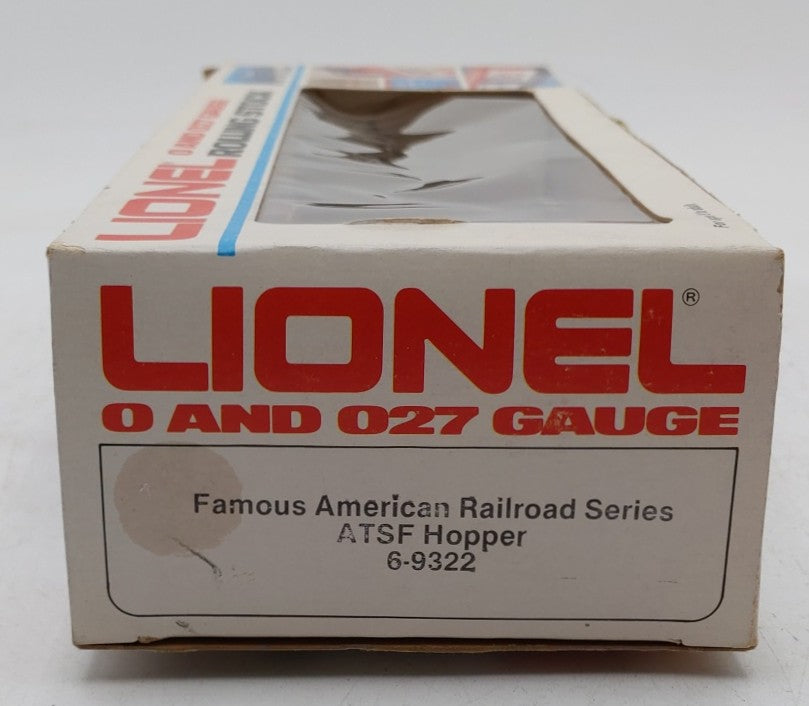 Lionel 6-9322 O Gauge Famous American Railroad Series AT&SF 4-Bay Hopper EX/Box