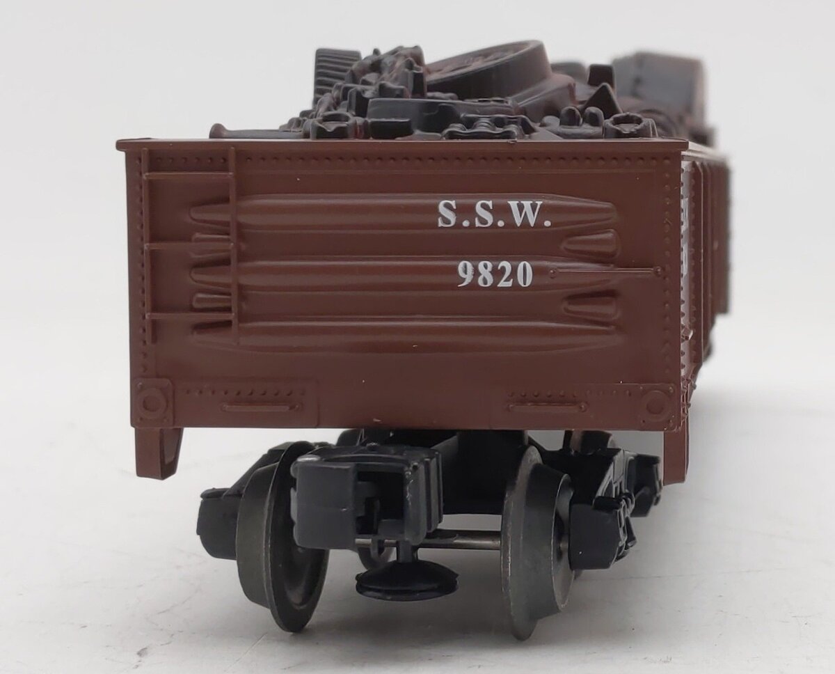 Lionel 6-17408 O Gauge Cotton Belt Gondola with Scrap Load #9820 LN/Box