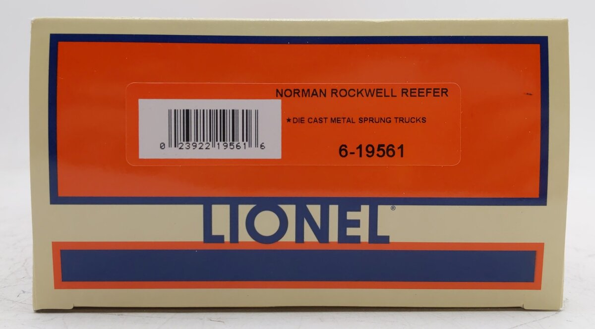Lionel 6-19561 O Gauge Norman Rockwell Refrigerator Car LN/Box
