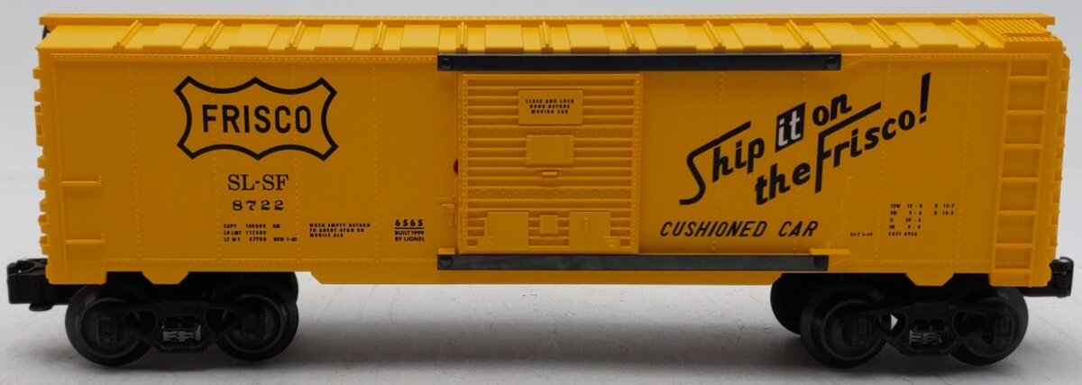 Lionel 6-29266 O Gauge Frisco 6565 Boxcar #8722 LN/Box