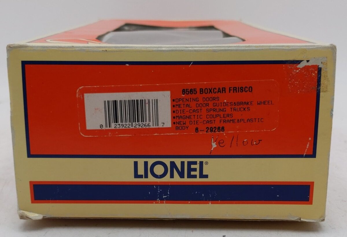 Lionel 6-29266 O Gauge Frisco 6565 Boxcar #8722 LN/Box