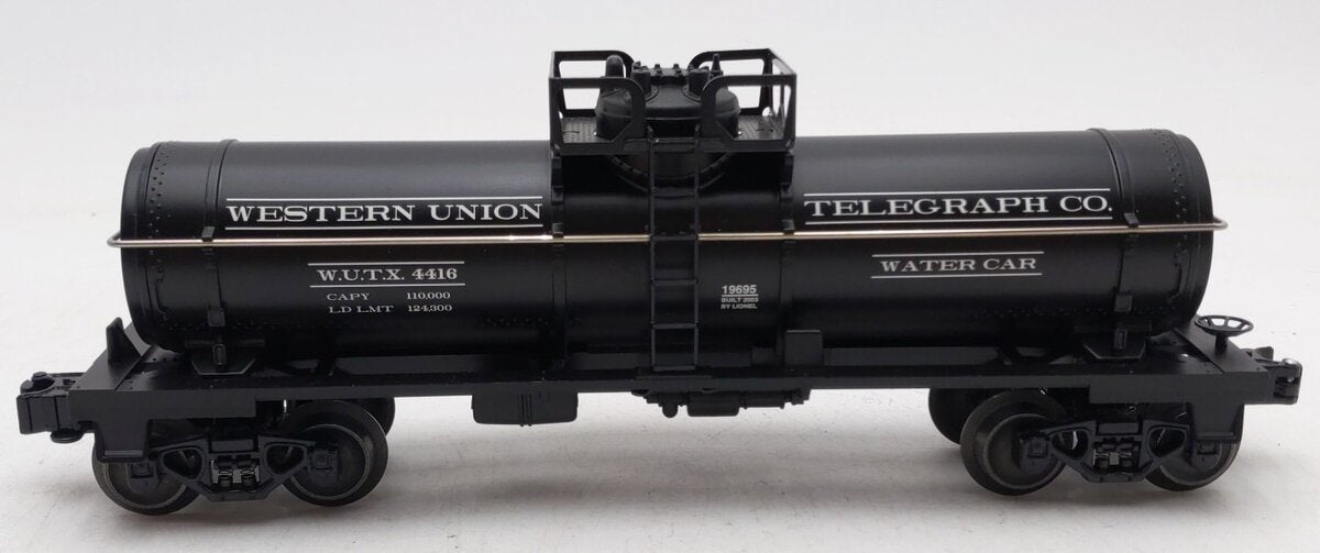 Lionel 6-19695 O Gauge LRRC Western Union Water Tank Car EX/Box