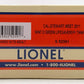 Lionel 6-52591 O Gauge Cal-Stewart Meet 2011 Wint O Green Lifesavers Tank Car LN/Box