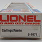 Lionel 6-9871 O Gauge Carling Black Label Beer Billboard Reefer Car LN/Box