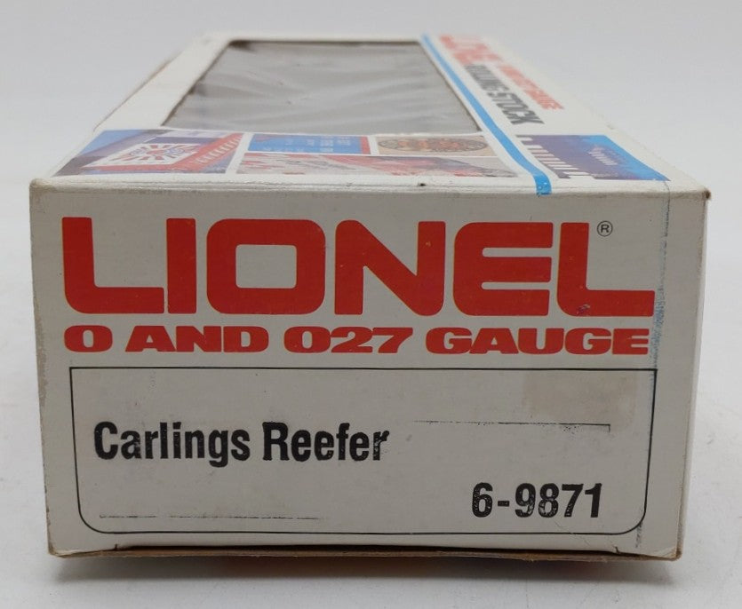 Lionel 6-9871 O Gauge Carling Black Label Beer Billboard Reefer Car LN/Box