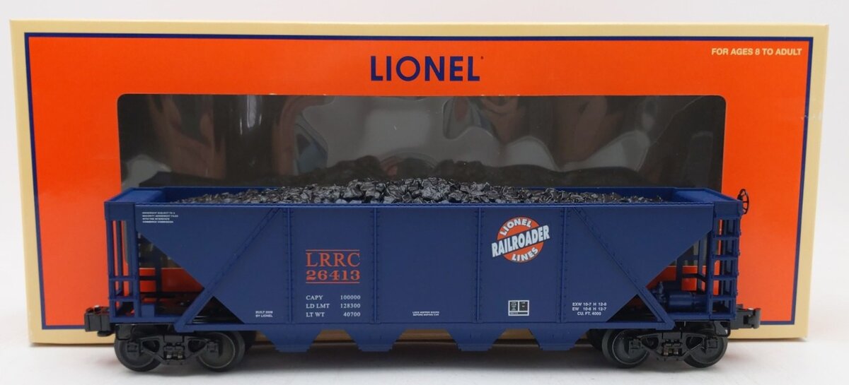 Lionel 6-26413 Lionel Railroader Club 2008 4-Bay Hopper Car #26413 LN/Box