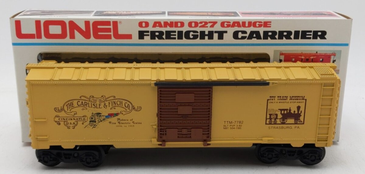Lionel 6-7782 TCA Carlisle & Finch Museum Boxcar EX/Box