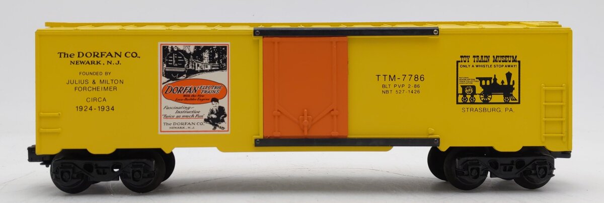 Lionel 6-7786 TCA Dorfan Museum Boxcar EX