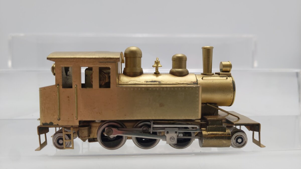 HO Scale BRASS 2-6-2 Steam Switcher (Undecorated) EX