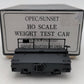 HO Scale BRASS Weight Test Car EX/Box