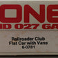 Lionel 6-0781 O Gauge LRRC Flatcar with 2 Vans EX/Box