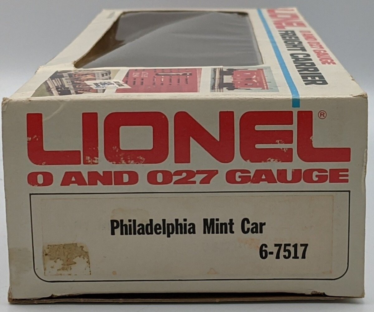 Lionel 6-7517 O Gauge Philadelphia Mint Car #7517 LN/Box