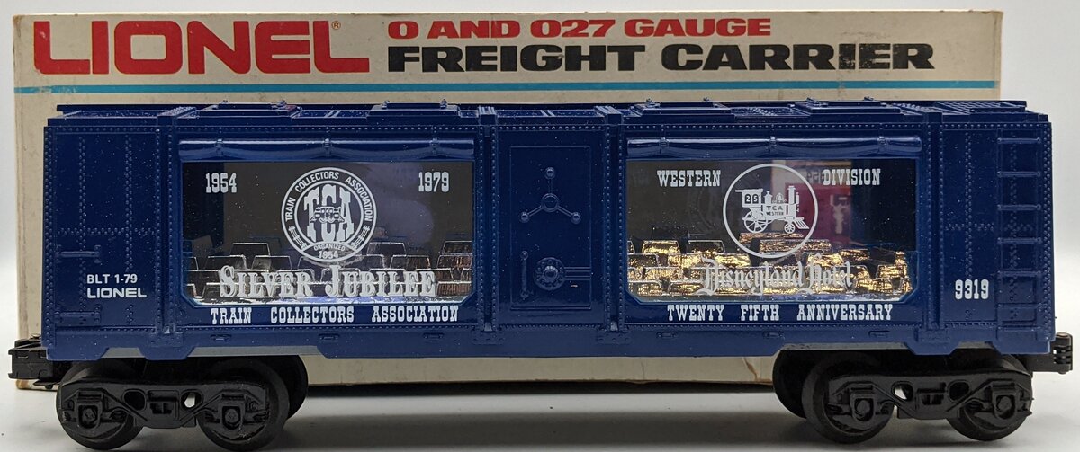 Lionel 6-9319 O Gauge TCA-1979 Silver Jubilee Mint Car NIB