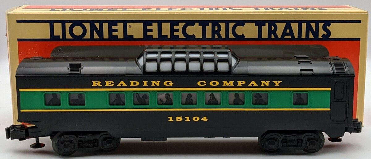 Lionel 6-15104 O Reading Vista Dome Passenger Car MT/Box