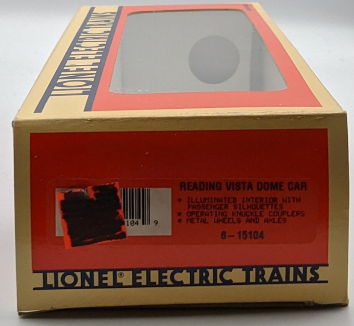 Lionel 6-15104 O Reading Vista Dome Passenger Car MT/Box