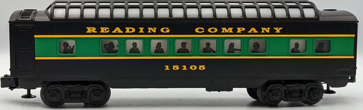 Lionel 6-15105 O Gauge Reading Full Vista Dome Passenger Car MT/Box
