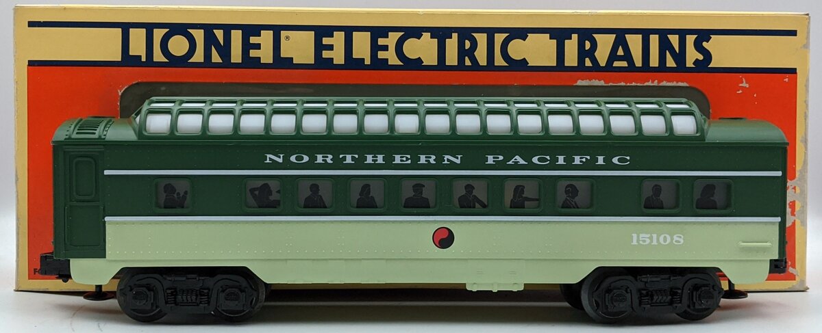 Lionel 6-15108 O Gauge Northern Pacific Full Vista Dome MT/Box