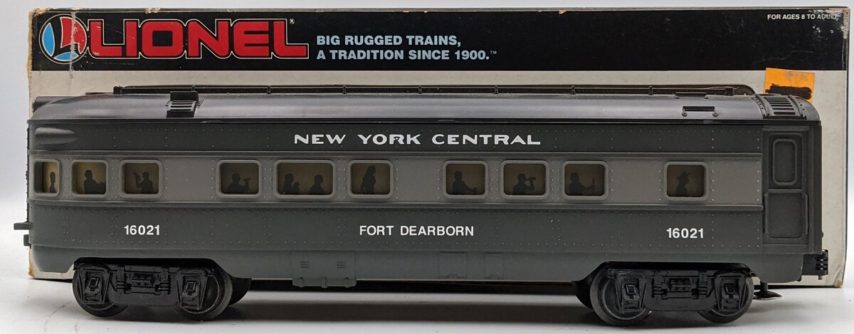 Lionel 6-16021 O Gauge New York Central 'Fort Dearborn' Observation Car NIB