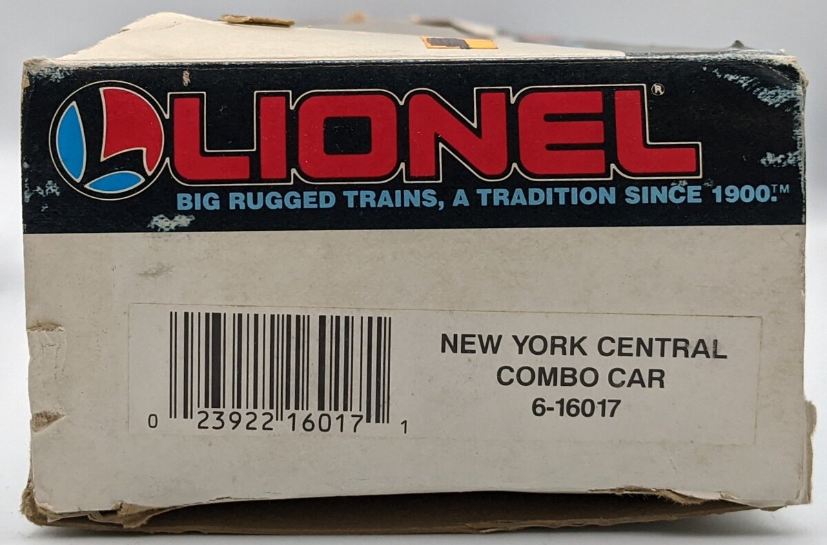 Lionel 6-16017 O Gauge New York Central "Lake Michigan" Combine Car NIB