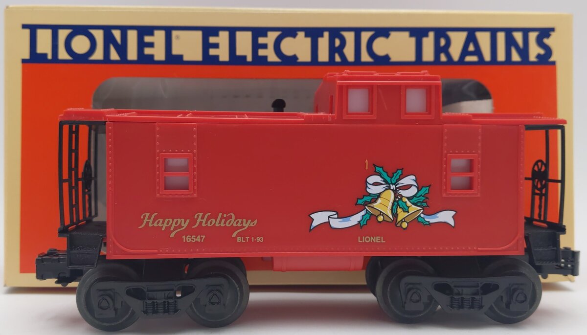 Lionel 6-16547 O Christmas Lighted  Caboose EX/Box