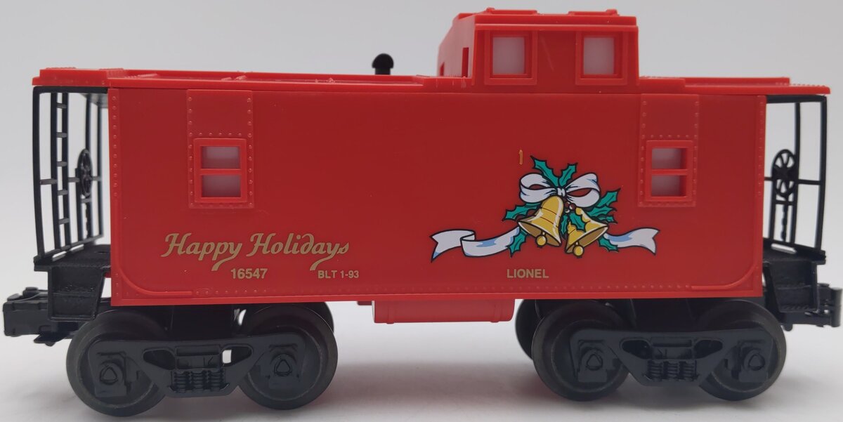 Lionel 6-16547 O Christmas Lighted  Caboose EX/Box
