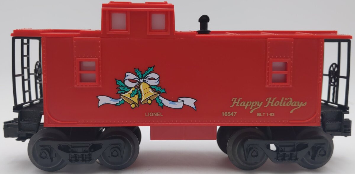 Lionel 6-16547 O Christmas Lighted  Caboose EX/Box