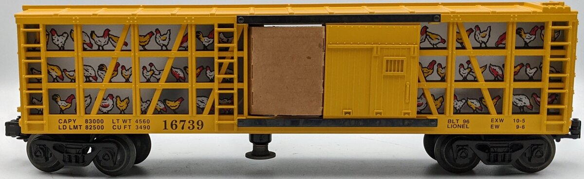 Lionel 6-16739 O Gauge WB Foghorn Leghorn Operating Poultry Car #16739 MT/Box