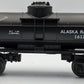 Lionel 6-16129 O Gauge Alaska Railroad Single Dome Tank Car NIB