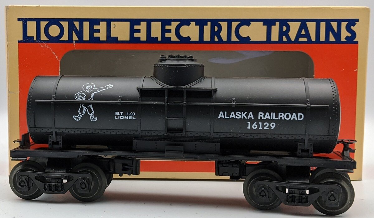 Lionel 6-16129 O Gauge Alaska Railroad Single Dome Tank Car NIB