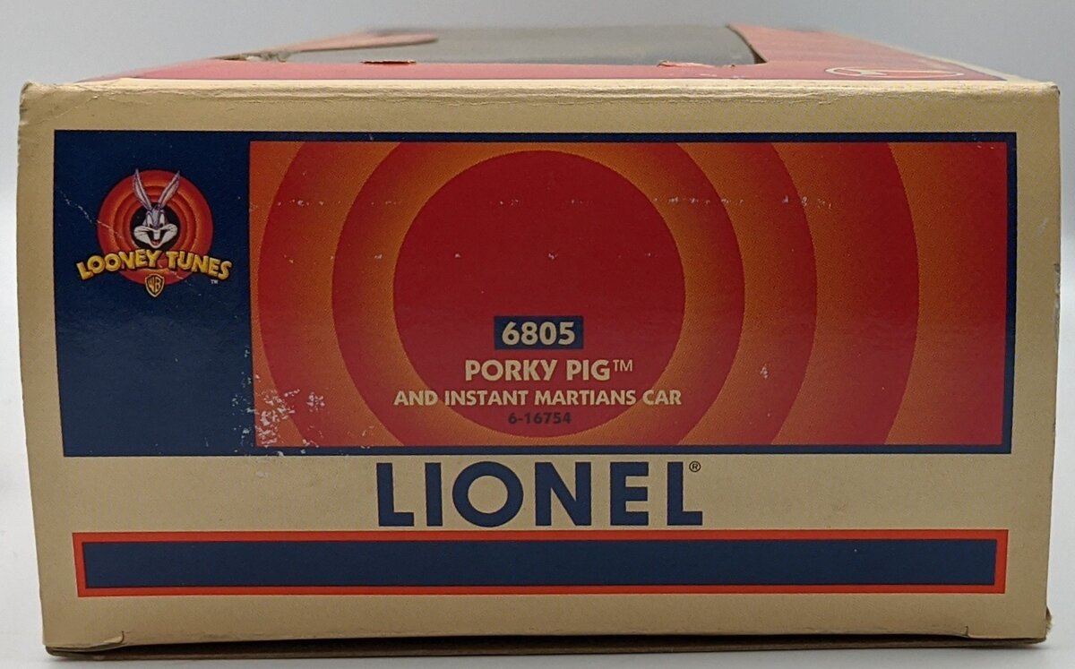 Lionel 6-16754 O Gauge Porky Pig & Instant Martians Car #6805 NIB