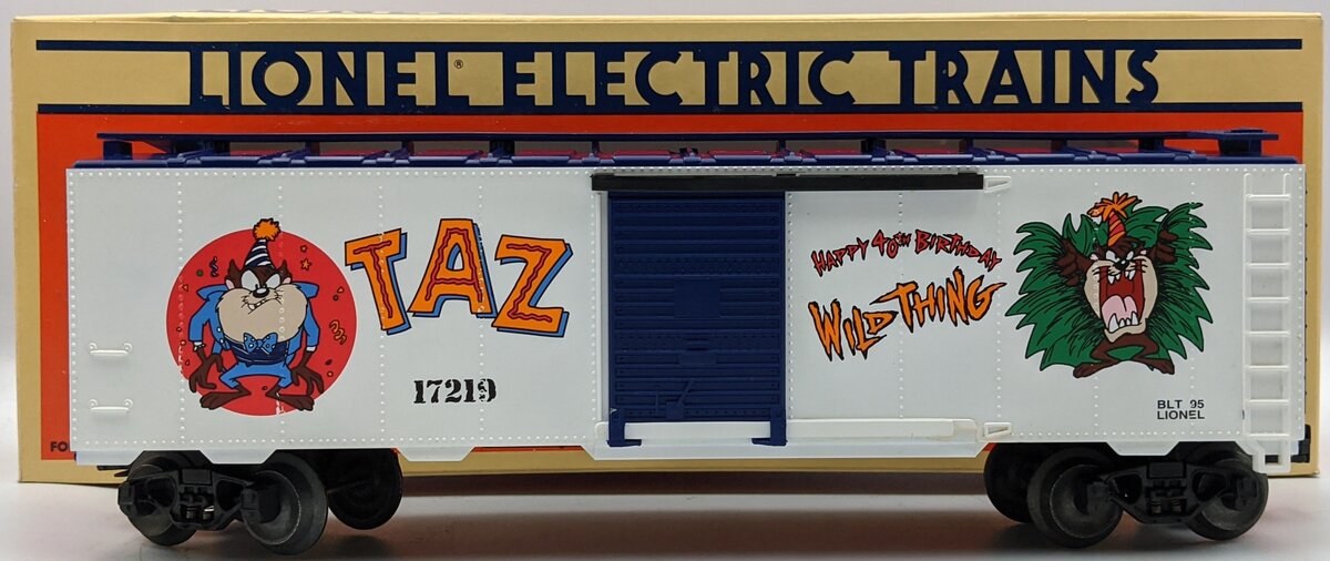 Lionel 6-17219 O Gauge Tasmanian Devil 40th Birthday Boxcar NIB