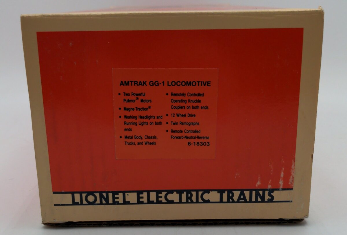 Lionel 6-18303 O Gauge Amtrak GG-1 Electric Locomotive #8303 EX/Box