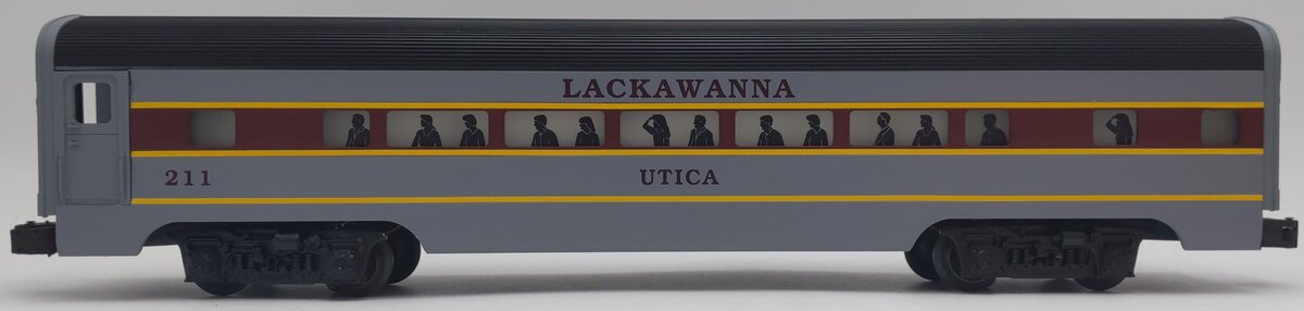 Lionel 6-19136 O Gauge Lackawanna "Utica" Illuminated Passenger Car EX/Box