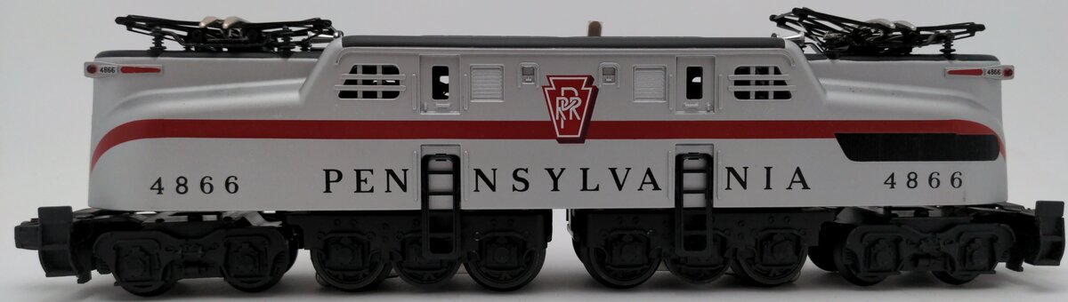 Lionel 6-18308 O Gauge Pennsylvania Silver GG-1 Electric Locomotive #4866 EX