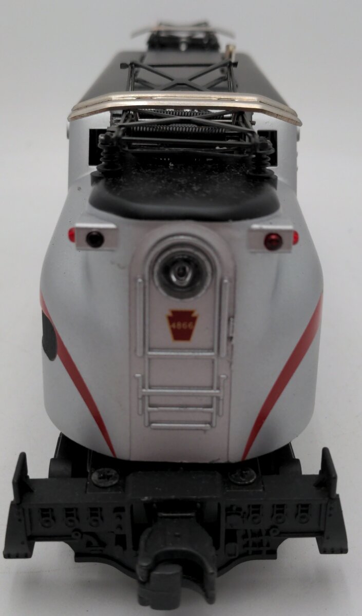 Lionel 6-18308 O Gauge Pennsylvania Silver GG-1 Electric Locomotive #4866 EX