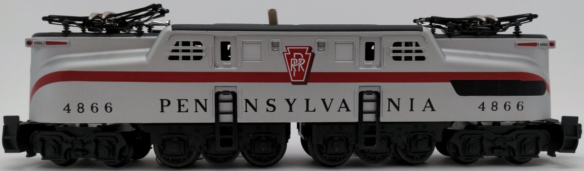 Lionel 6-18308 O Gauge Pennsylvania Silver GG-1 Electric Locomotive #4866 EX