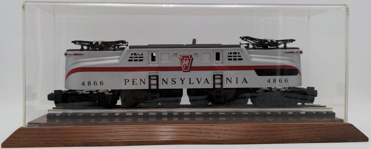 Lionel 6-18308 O Gauge Pennsylvania Silver GG-1 Electric Locomotive #4866 EX