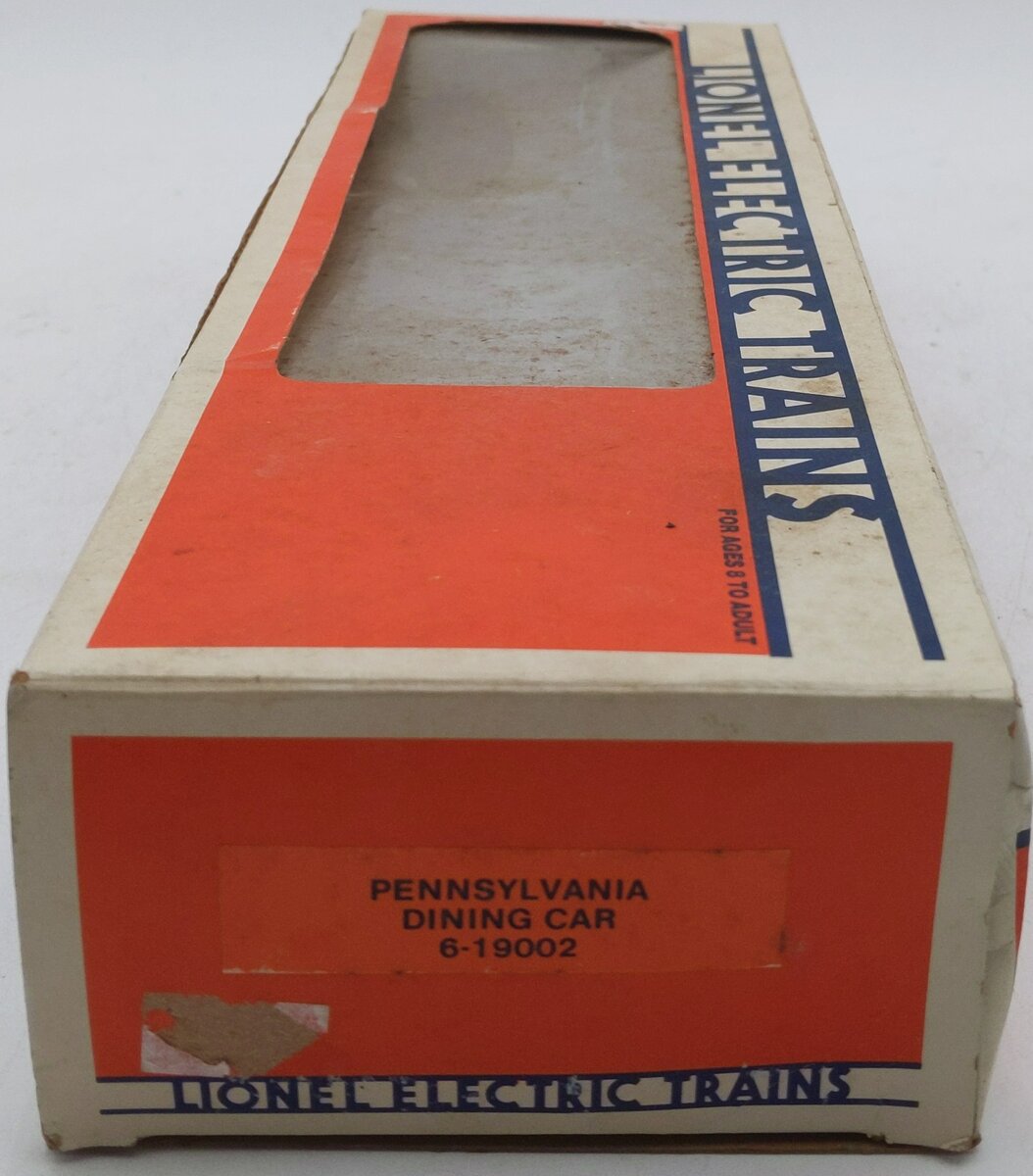 Lionel 6-19002 O Gauge Pennsylvania Dining Car #19002 VG/Box