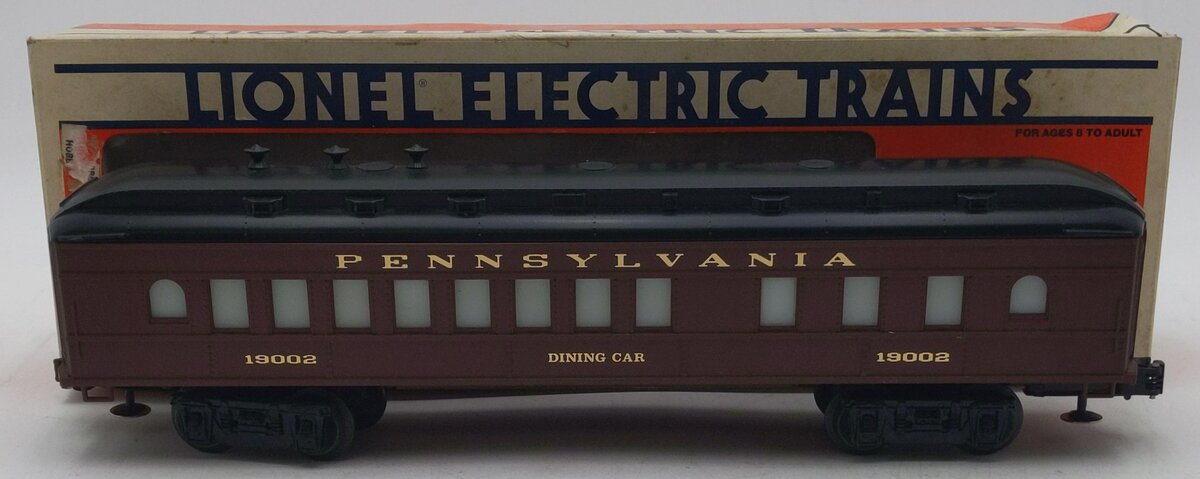 Lionel 6-19002 O Gauge Pennsylvania Dining Car #19002 VG/Box