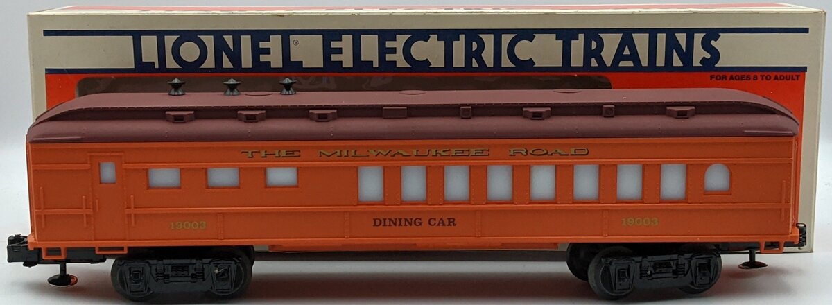 Lionel 6-19003 O Gauge Milwaukee Road Dining Car MT/Box