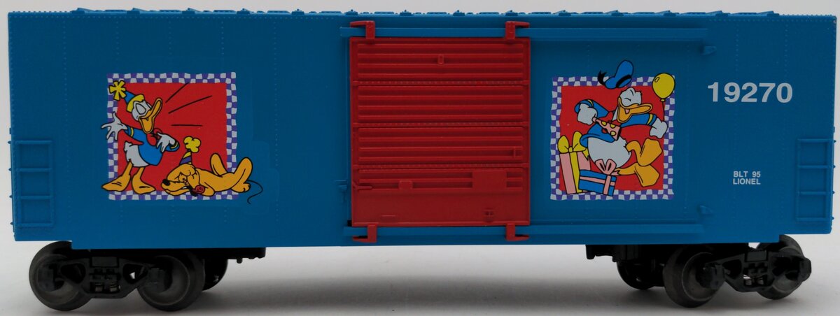 Lionel 6-19270 O Gauge Donald Duck 60th Birthday Boxcar EX/Box