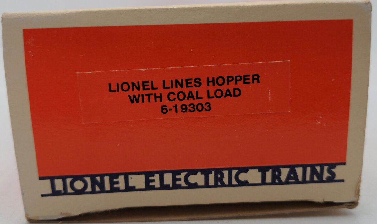 Lionel 6-19303 O Gauge Lionel Lines Quad Hopper with Coal Load EX/Box