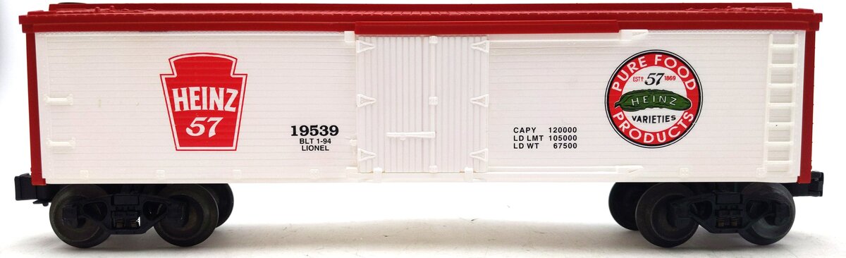 Lionel 6-19539 O Gauge Heinz Refrigerator Car #19539 EX/Box
